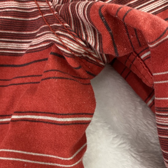 Brick red striped cargo shorts - Picture 14 of 17